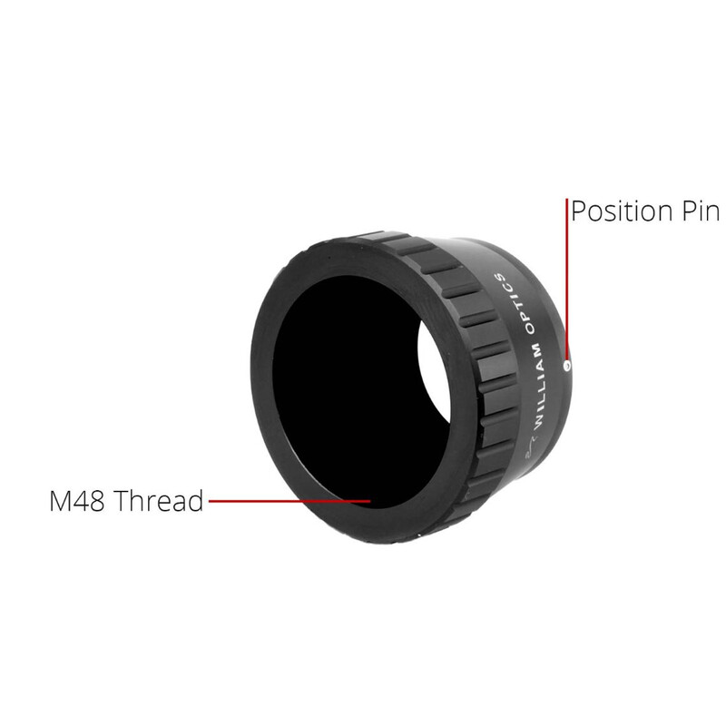 William Optics Adaptador para cámaras T-Ring Fuji FX 48mm