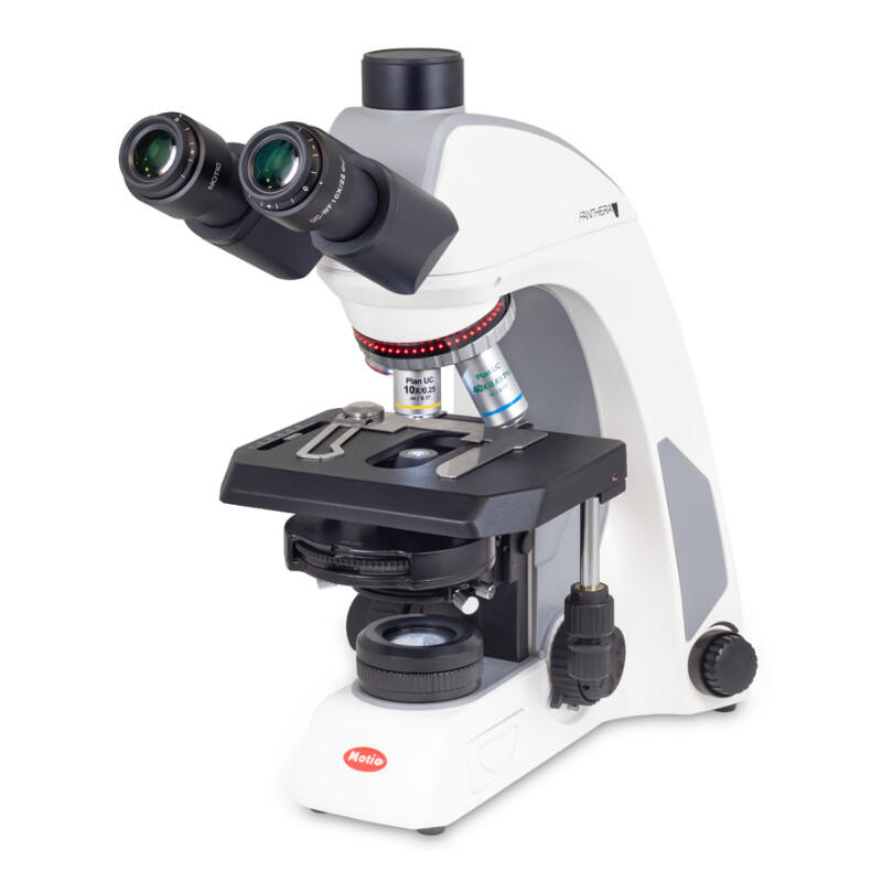 Motic microscope Panthera C2, phase package, trino, infinity, plan, achro, 40x-400x, Halogen/LED