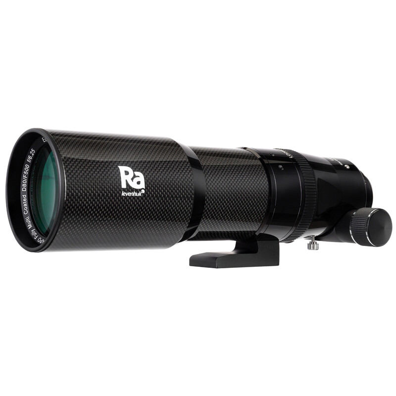 Levenhuk Refractor apocromático AP 80/500 Ra R80 ED Carbon OTA