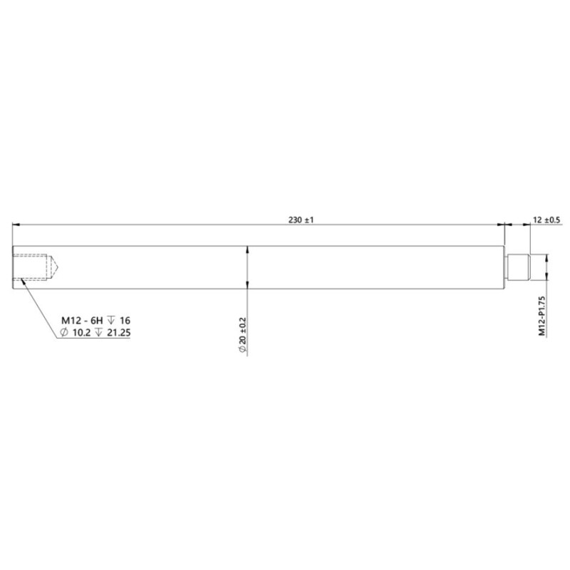 ZWO Tegengewicht Counterweight Bar for AM5 / AM3