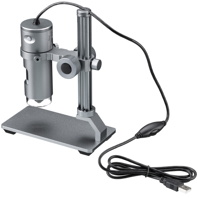 Bresser USB digital microscope DST-1028, screen, 10x-280x, AL LED 5.1MP