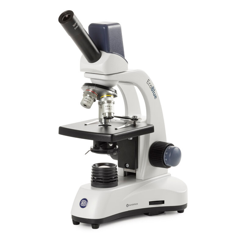 Euromex microscope EcoBlue EC.1005, mono, digital, 5MP, achro. 40x, 100x, 400x, LED