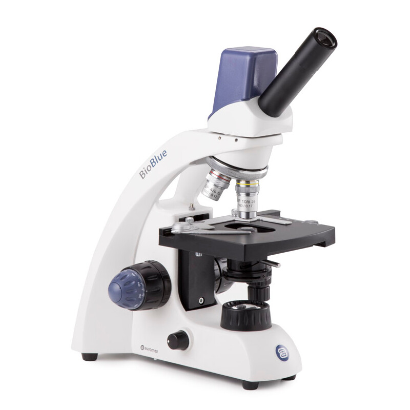 Euromex BioBlue microscope, BB.4255, digital, mono, DIN, 40x - 1000x, 10x/18, LED, 1W