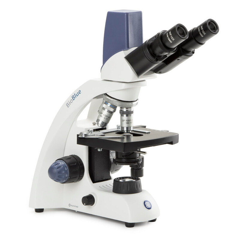 Euromex Microscopio BioBlue microscope, BB.4267, digital, bino, DIN, 40x-1000x, 10/18, NeoLED, 1W