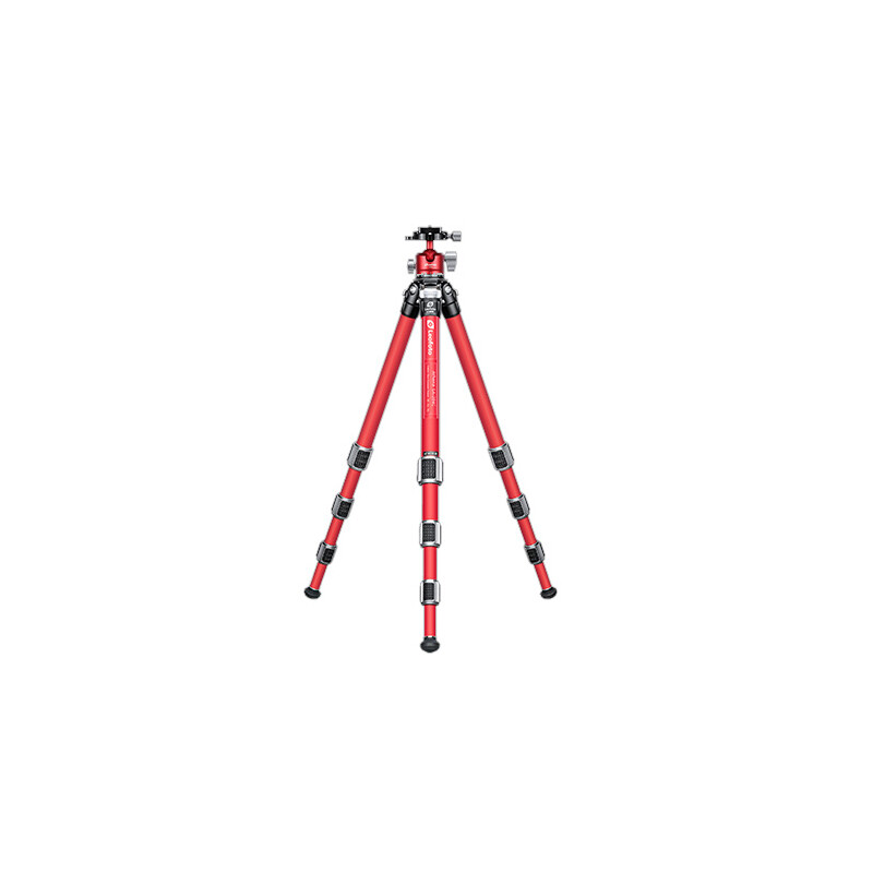 Leofoto Carbon tripod LA-284C+LH-30 Athena Red