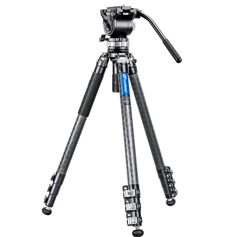 Leofoto Carbon tripod LVM-324C Manba with levelling device + Video tilt head BV-15