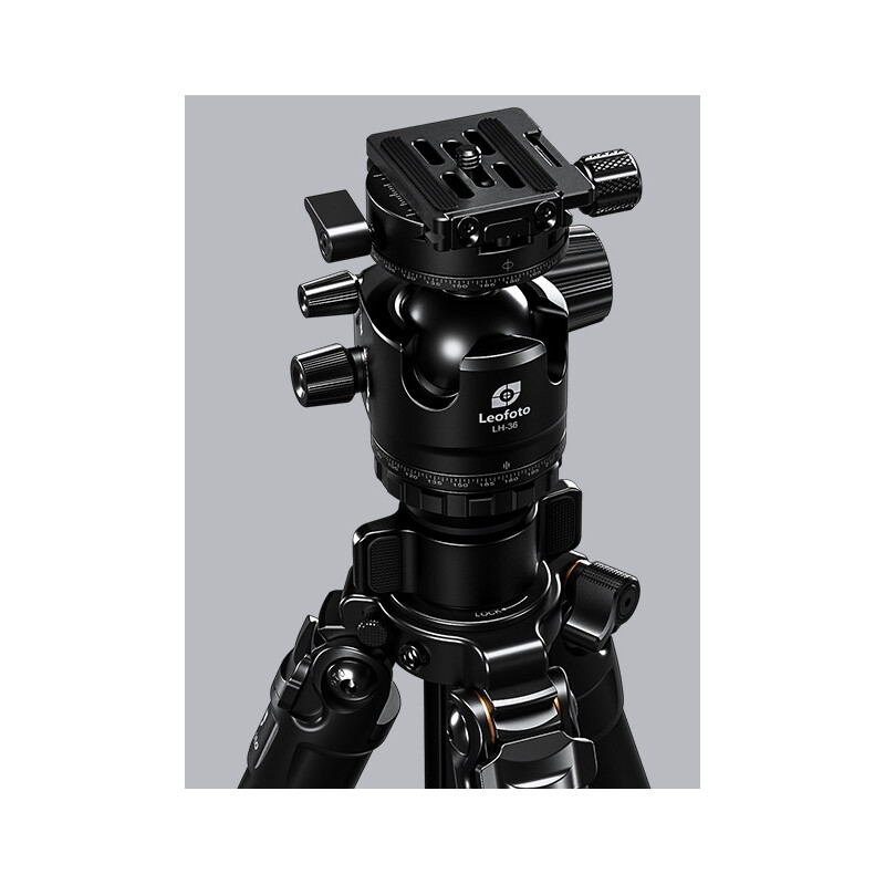 Leofoto Carbon tripod LG-284C Lucifer + Ballhead LH-36R Black