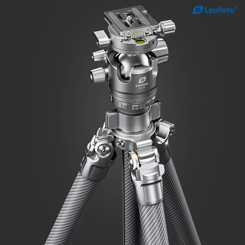 Leofoto Carbon tripod LG-284C Gabriel + Ballhead LH-36R Silver