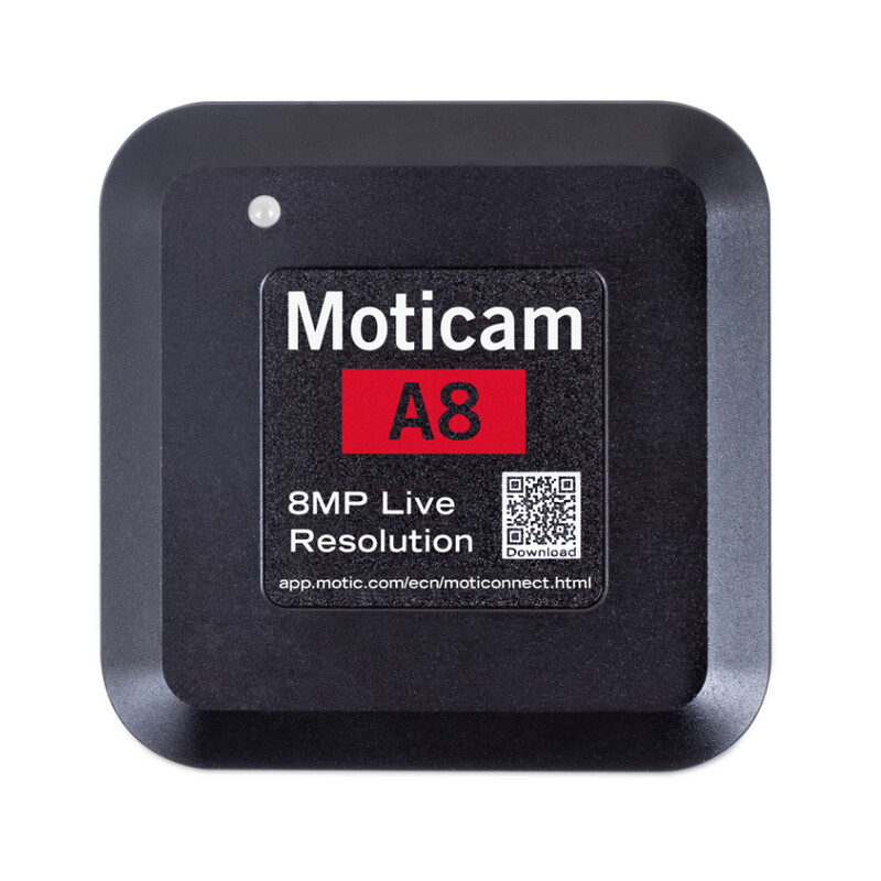 Motic Camera A8, colour, sCMOS, 1/3", 1.34µm, 30fps, 8MP, USB 2.0