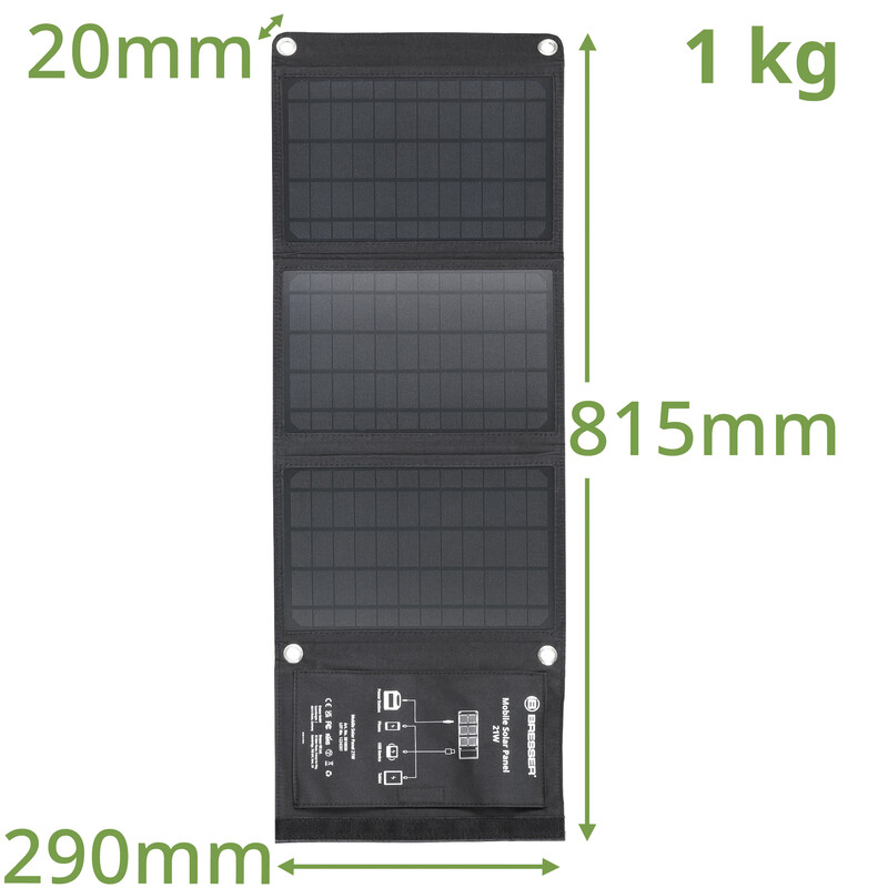 Bresser Mobile solar charger 21 Watt