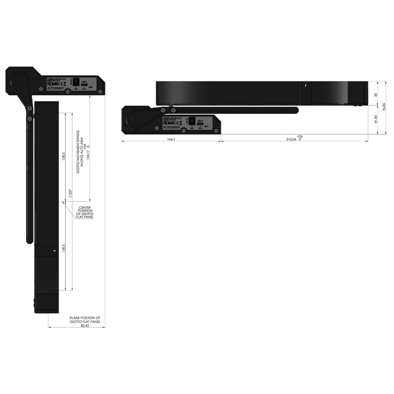 PrimaLuceLab Flatfieldmasker GIOTTO 255 ​​mit ALTO-Teleskopabdeckung