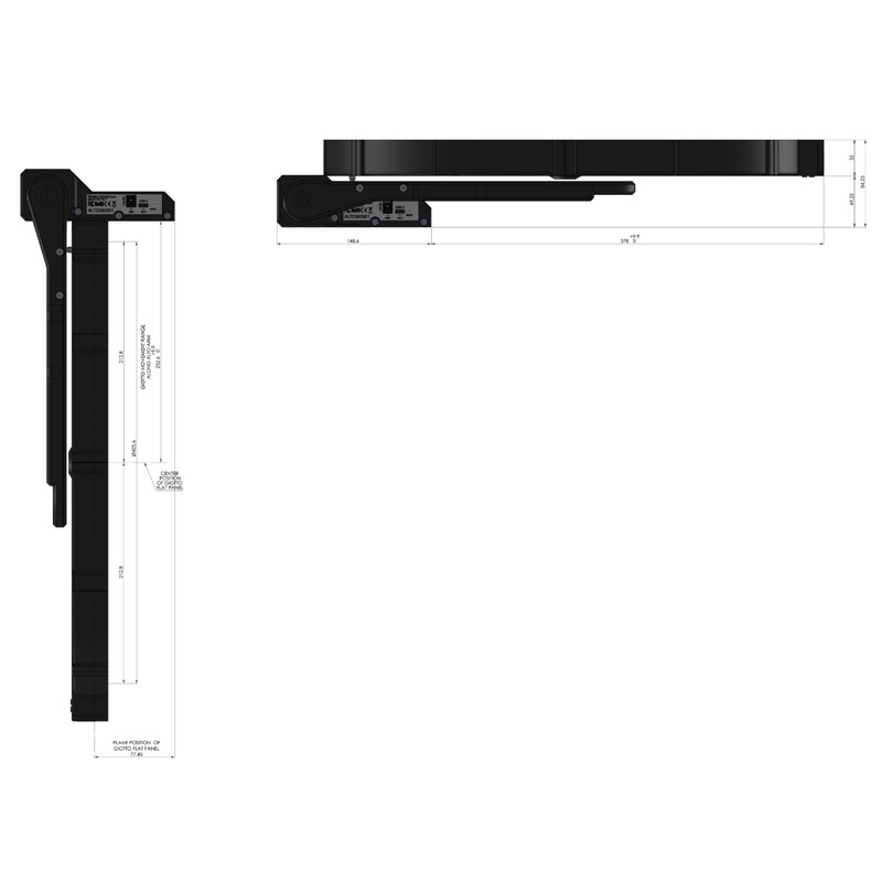 PrimaLuceLab flat field mask GIOTTO 430 with ALTO telescopic cover