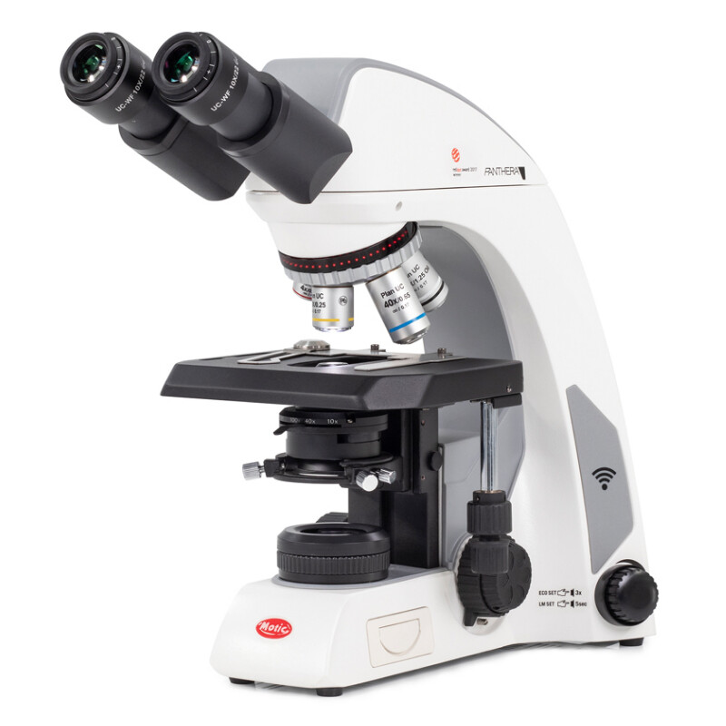 Motic microscope Panthera cloud, bino, digital, infinity, plan, achro, 40x-1000x, 10x/22mm, Halogen/LED, HDMI, 8MP