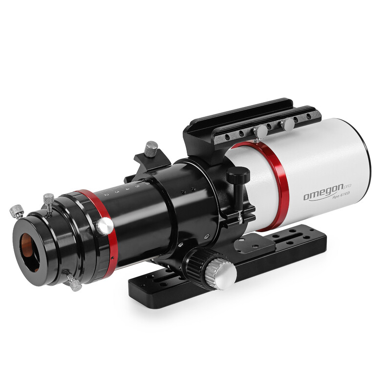 Omegon Apochromatic refractor Pro APO AP 61/360 Triplet ED OTA + Pro Reducer 0,75x