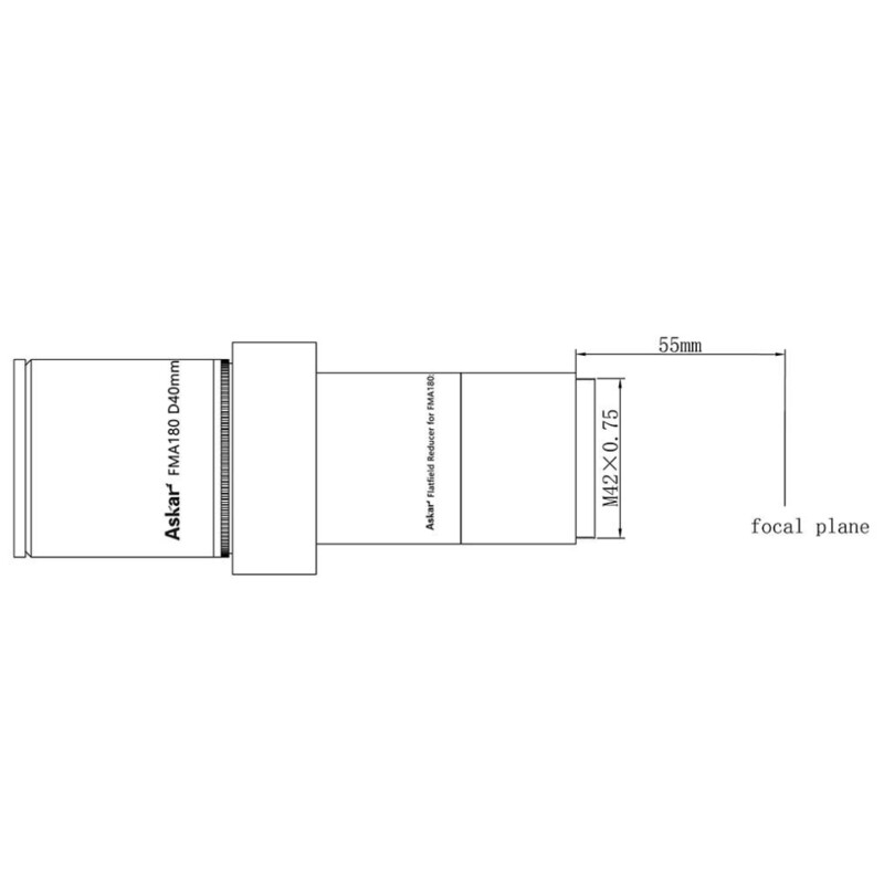 Askar Apochromatic refractor Apochromatischer Refraktor AP 40/180 FMA180 OTA