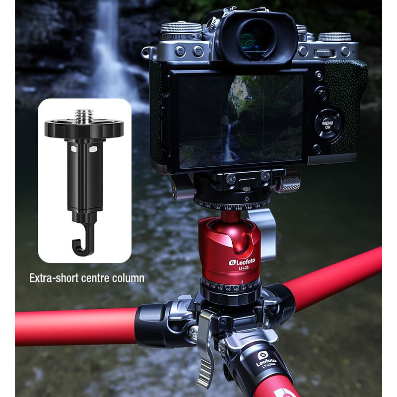 Leofoto Carbon tripod LY-224C Mr.Y + Ballhead LH-25 R Black