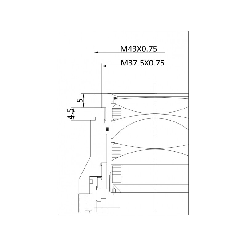 APM Ocular zoom 7,7 - 15,4 mm 67° TMB-Barlow 1,25"