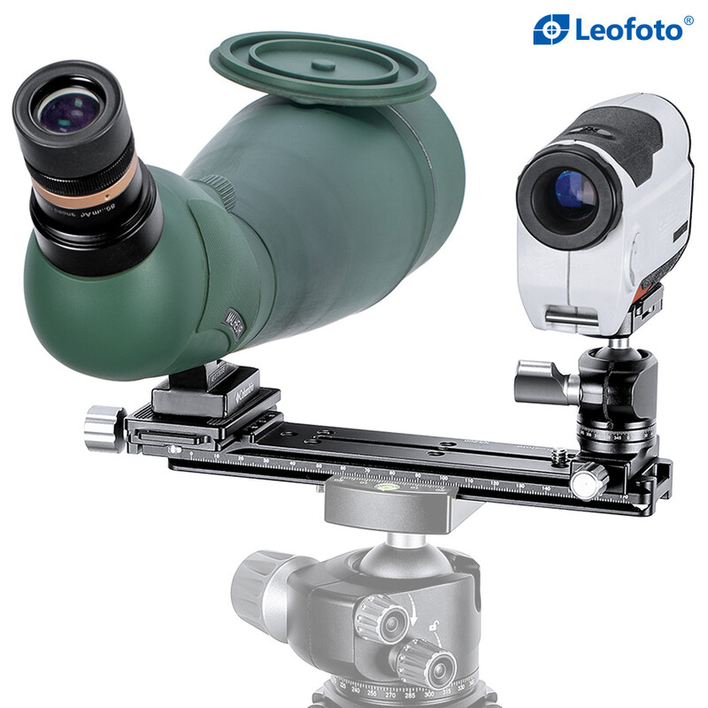 Leofoto FDM-01 Dual mount for spotting scope and rangefinder