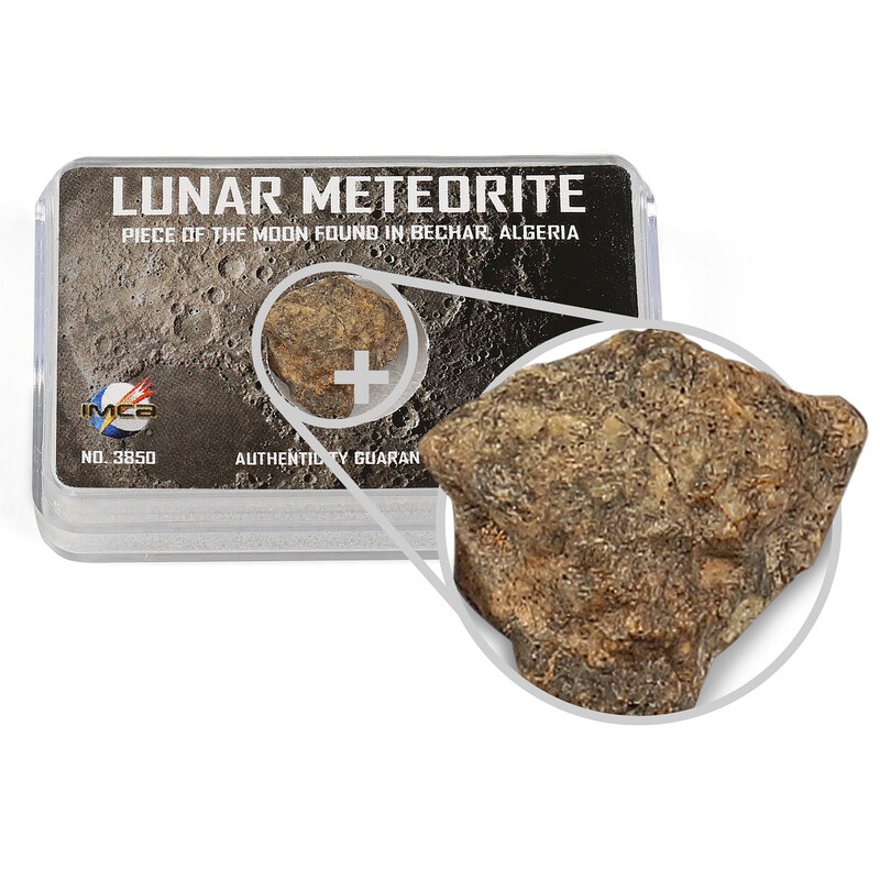 Top Meteorites Real moon meteorite Bechar Algeria 0.3-0.4g