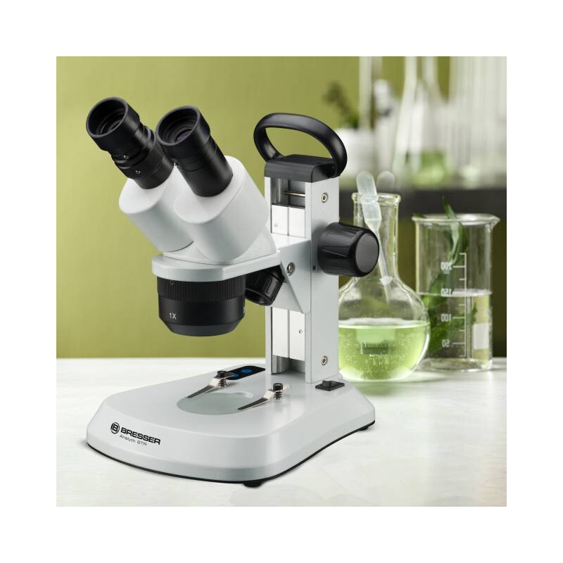 Bresser Microscopio estereo Analyth STR 10x-40x bino; Greenough; 50mm; 10x/20; 10-40x; LED, camera, 2MP