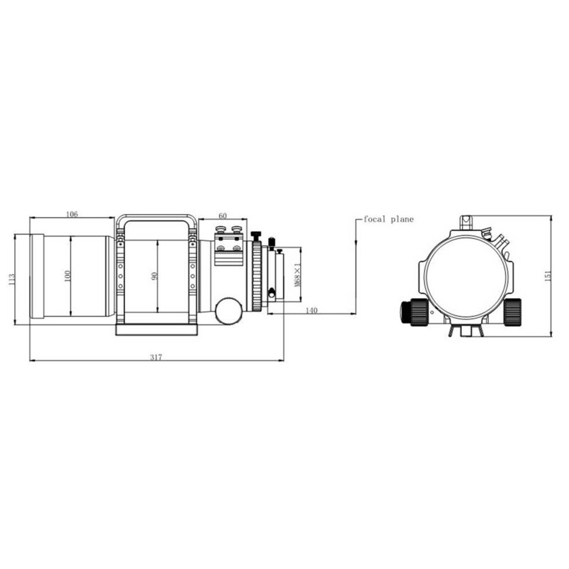 Askar Apochromatic refractor Apochromatischer Refraktor AP 72/400 FRA400 OTA