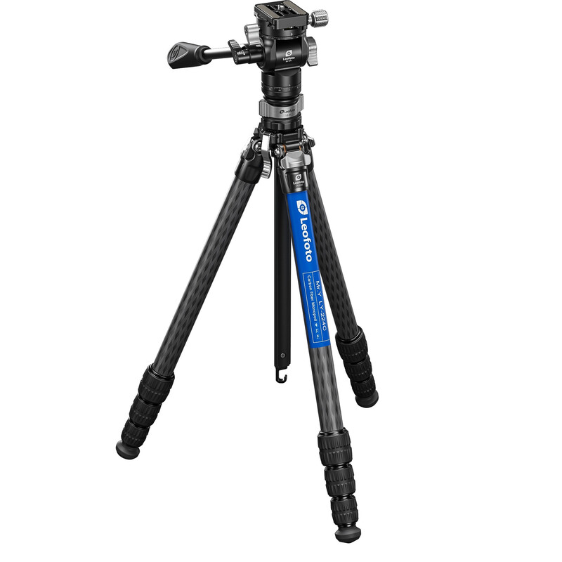 Leofoto Carbon tripod LY-224C Mr.Y + Video tilt head BV-0R + Levelling system LB-38 black