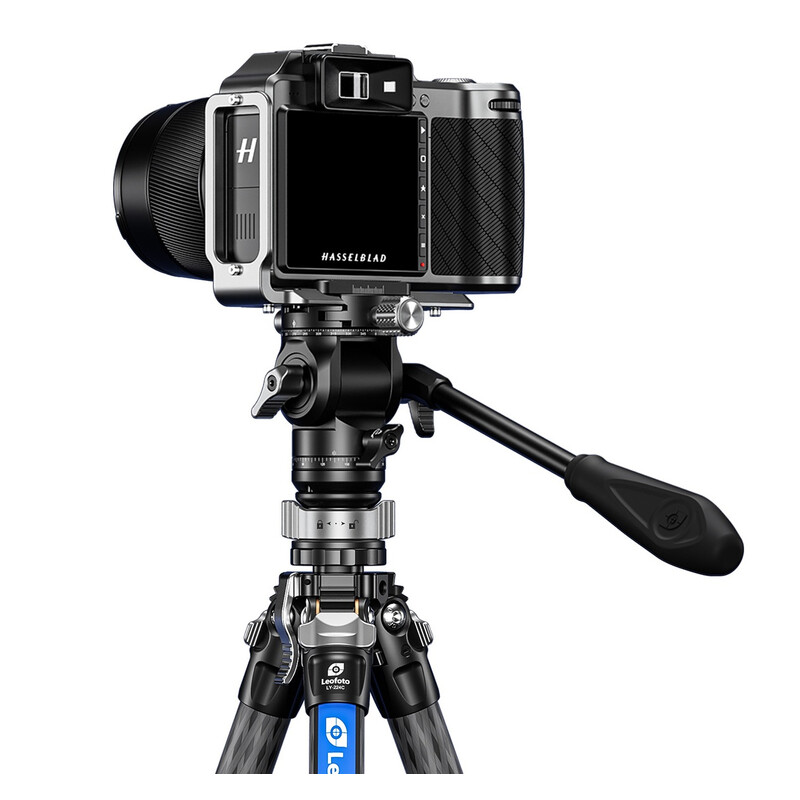 Leofoto Carbon tripod LY-224C Mr.Y + Video tilt head BV-0R + Levelling system LB-38 black