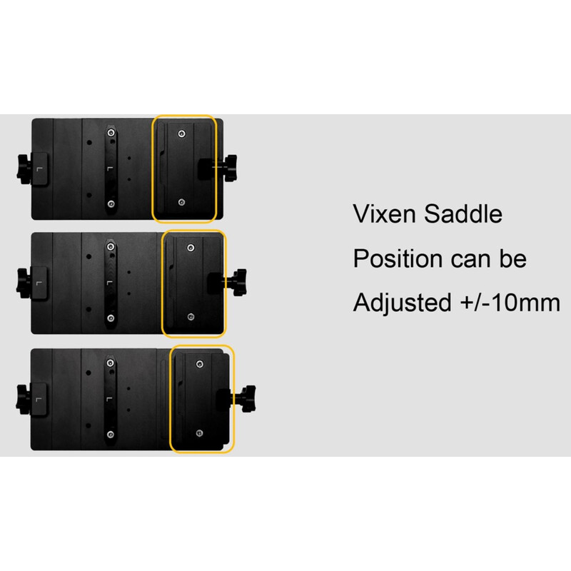 iOptron side-by-side plate