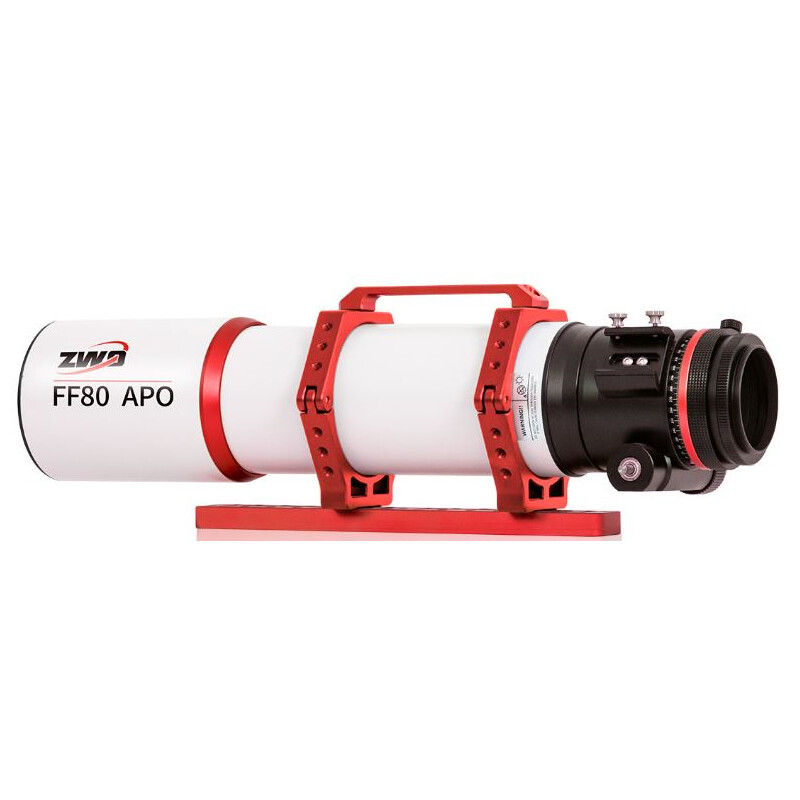 ZWO Apochromatische refractor FF80 AP 80/600 Quadruplet OTA