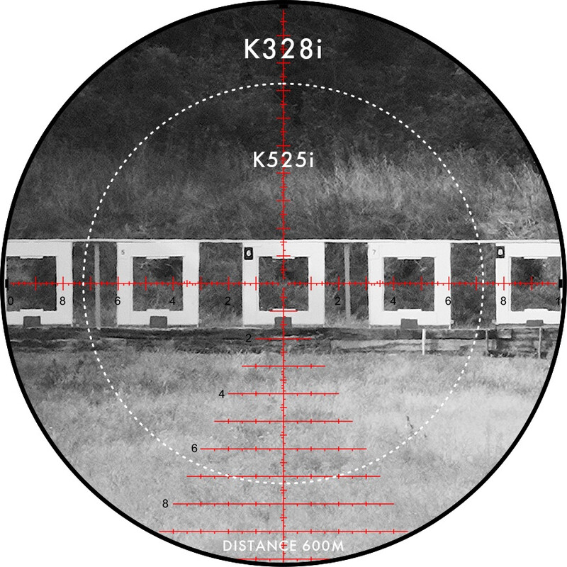 Kahles Riflescope K328i 3.5-28x50 AMR, ccw, left