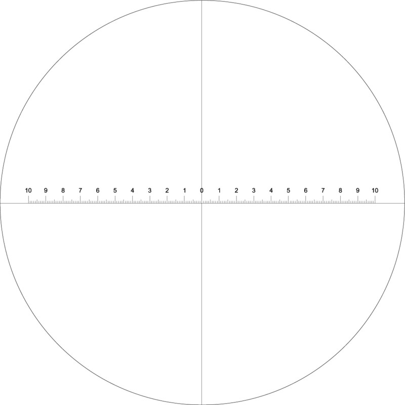 Levenhuk Objektträger zur Kalibrierung von Stereomikroskopen CSS1