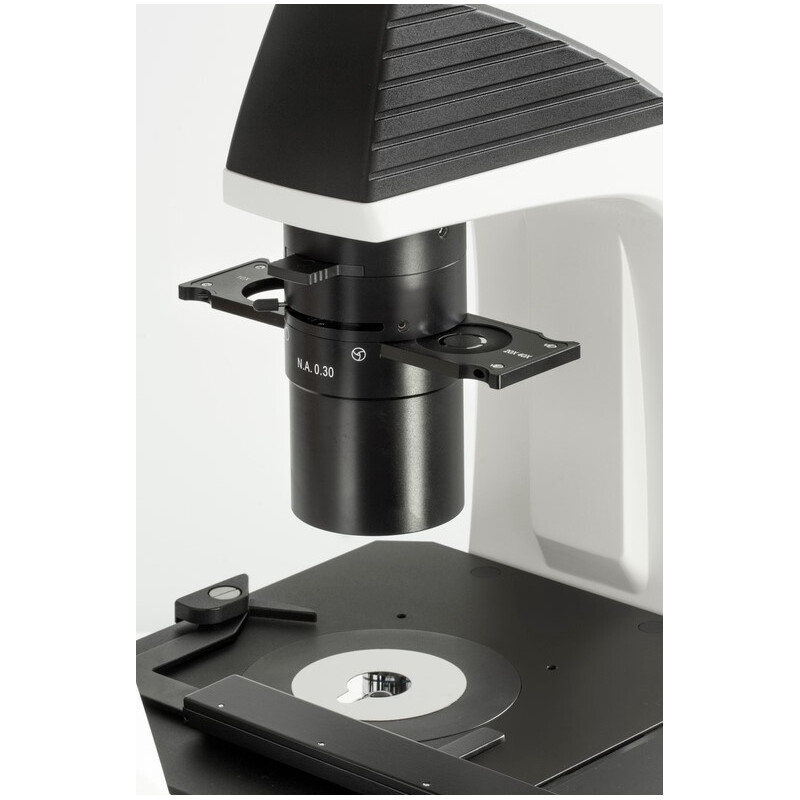 Kern Inverted microscope OCM 167, FL, PH, trino, Abbe N.A. 0.3 fixed Condensor, 10x-40x, Al, Dl, 5W LED