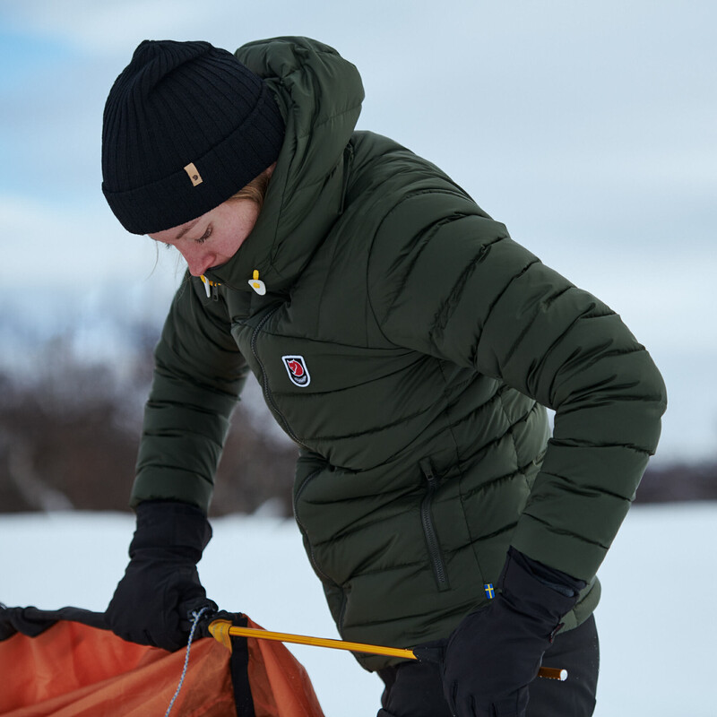 Fjällräven Expedition Pack Down Hoodie W, 662 Deep Forest, Gr. M