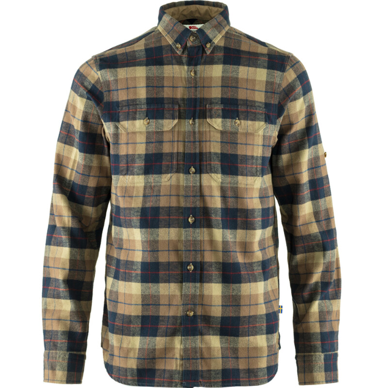 Fjällräven Singi Heavy Flannel Shirt M, 227 Dark Sand, Gr. L