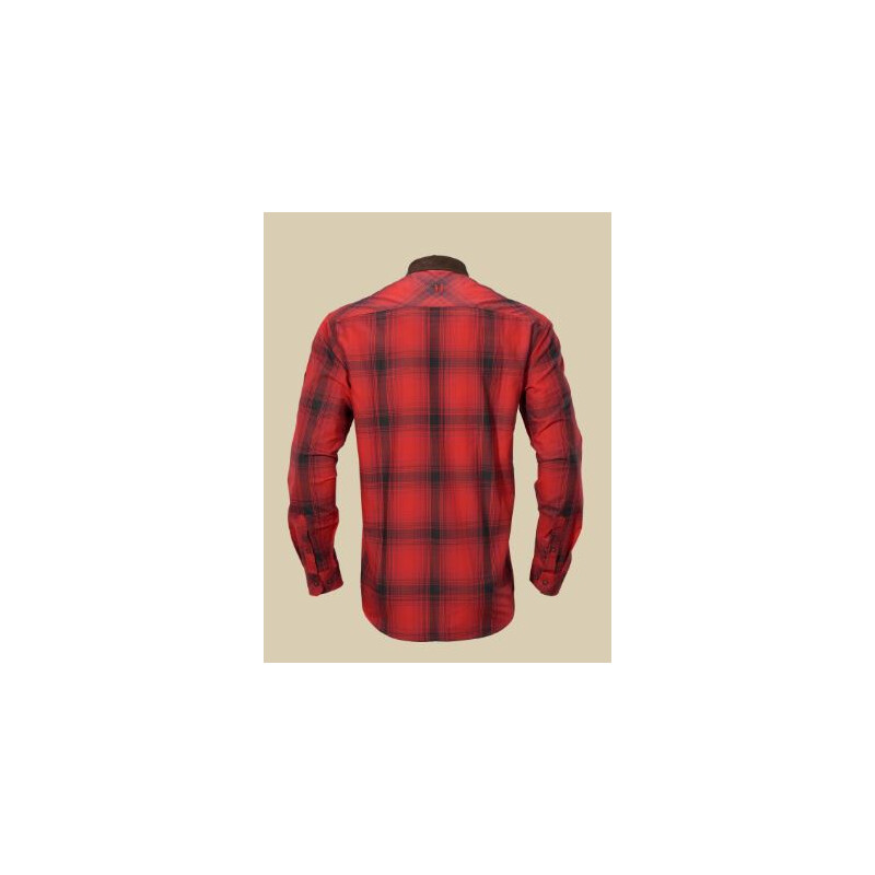 Härkila Driven Hunt Hemd, Red/Black check, Gr. XL