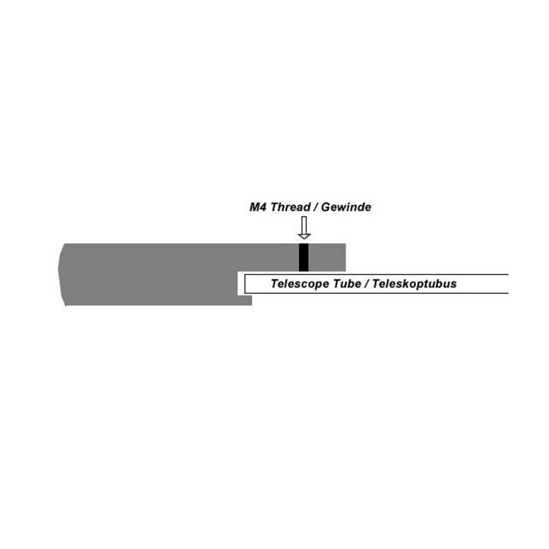 TS Optics End ring for tubes with D=178 mm