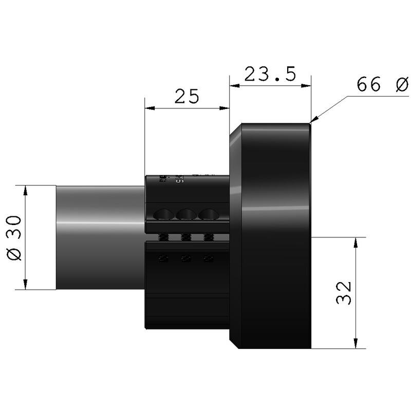 EP Arms Adaptador de objetivos RotoClip ZFHL 30mm Leica-Rail