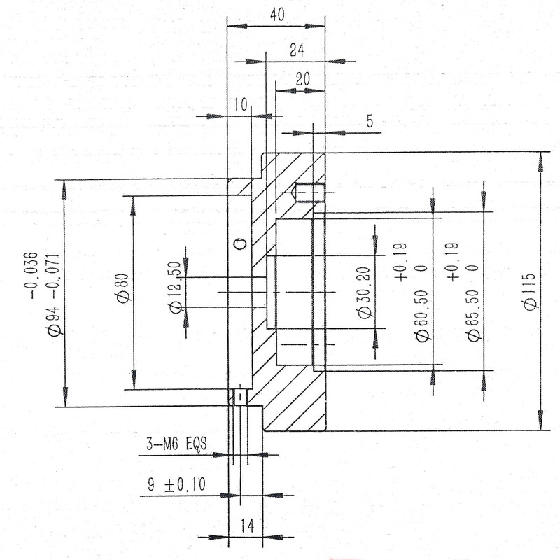 Omegon Skywatcher mount adapter for Pro Column