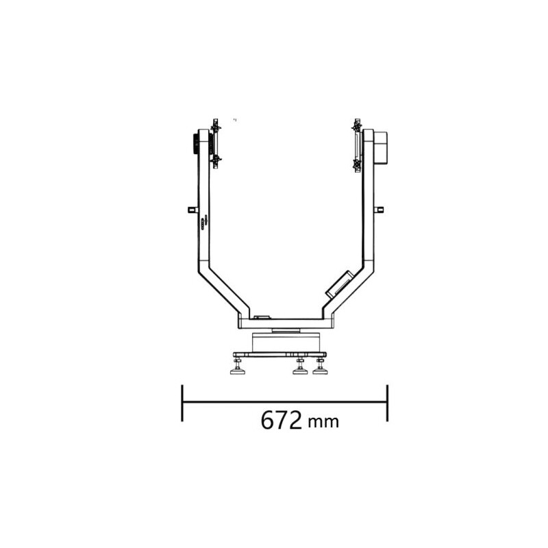 Montatura iOptron Montierung HAZ130 Strain Wave Alt-AZ