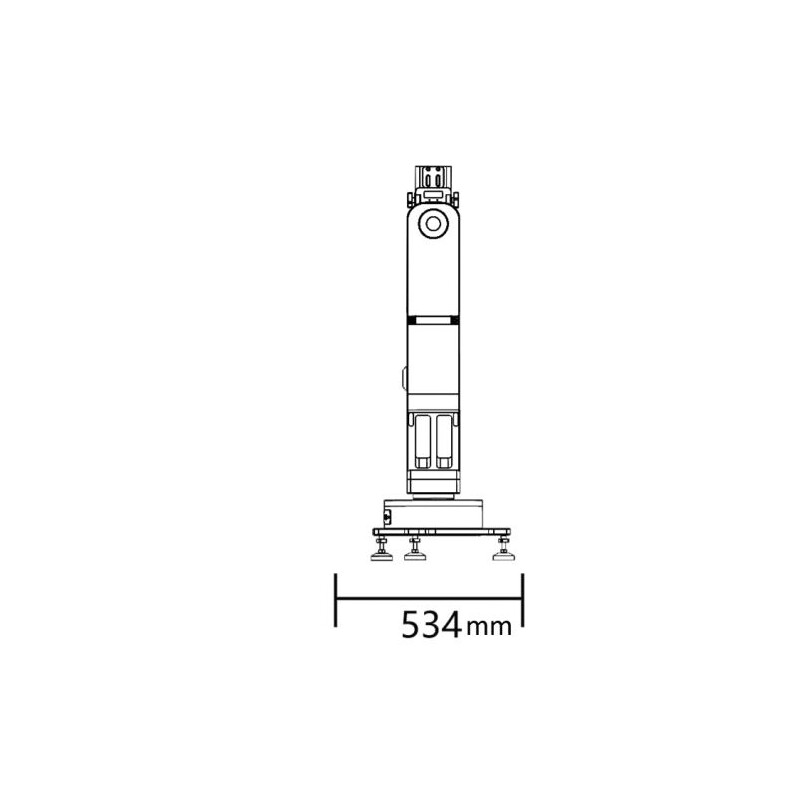 Montatura iOptron Montierung HAZ130 Strain Wave Alt-AZ