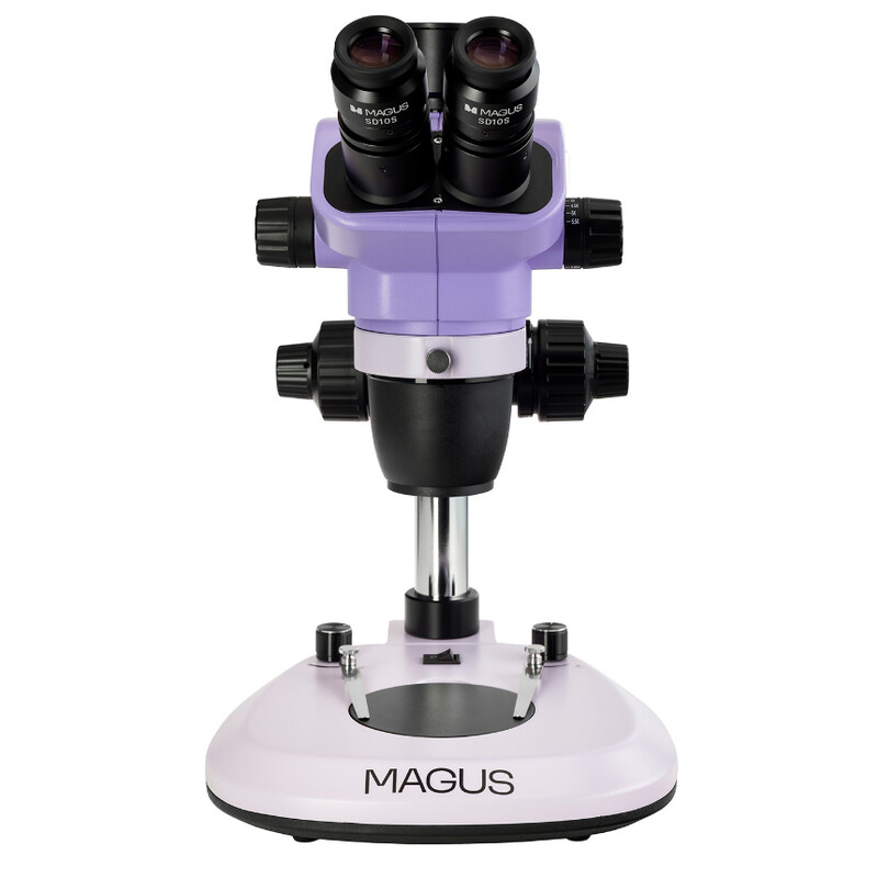 MAGUS Microscopio estereo 8T 6.5x-55x trino Greenough 3W LED