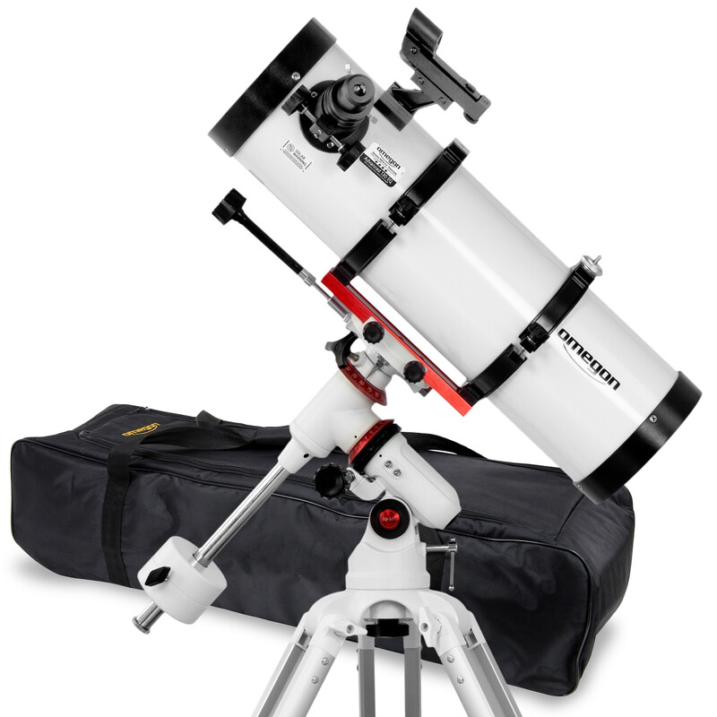 Omegon Telescope Teleskop Advanced 130/650 EQ-320 + carry case for 5" tubes/lenses