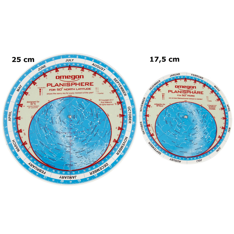 Omegon Mapa estelar Planisferio de